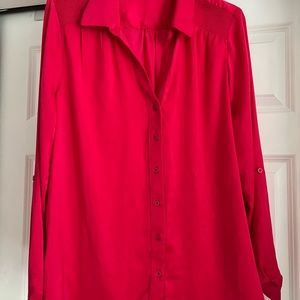 Hot pink blouse